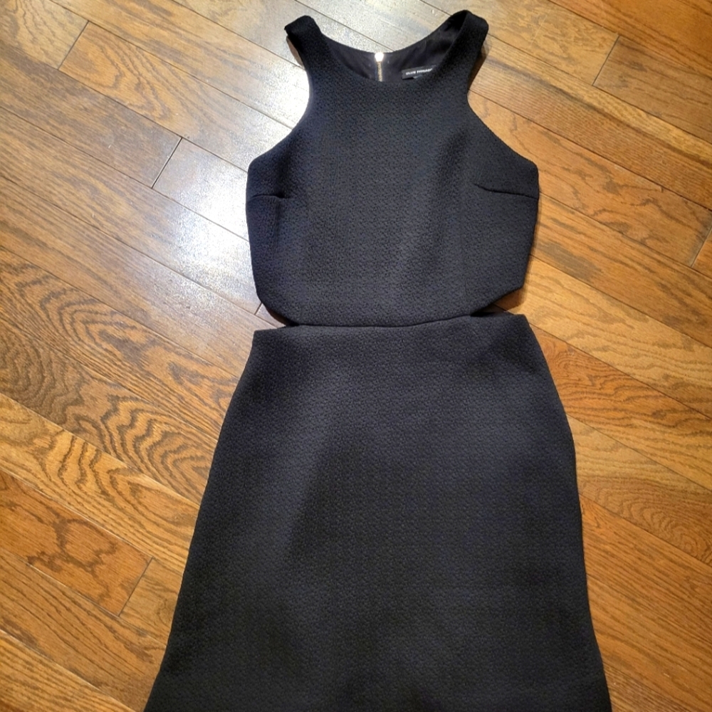 Club Monaco Taiki Mini Dress Black